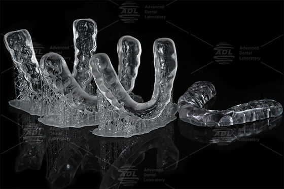 3D gedruckte leichte, atmungsaktive Okklusionsschiene Nachtschiene gegen Zähneknirschen